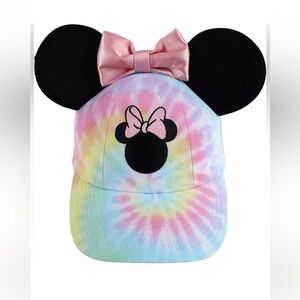 Disney Pastel Tie Dye Minnie Mouse Ears Hat Cap OS